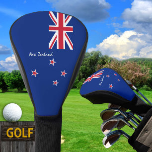 Neuseeländische Flagge, Golf-Kiwi / Golf Clubs Abd Headcover