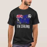 Neuseeländische Flagge Jersey Neuseeland Fußball T