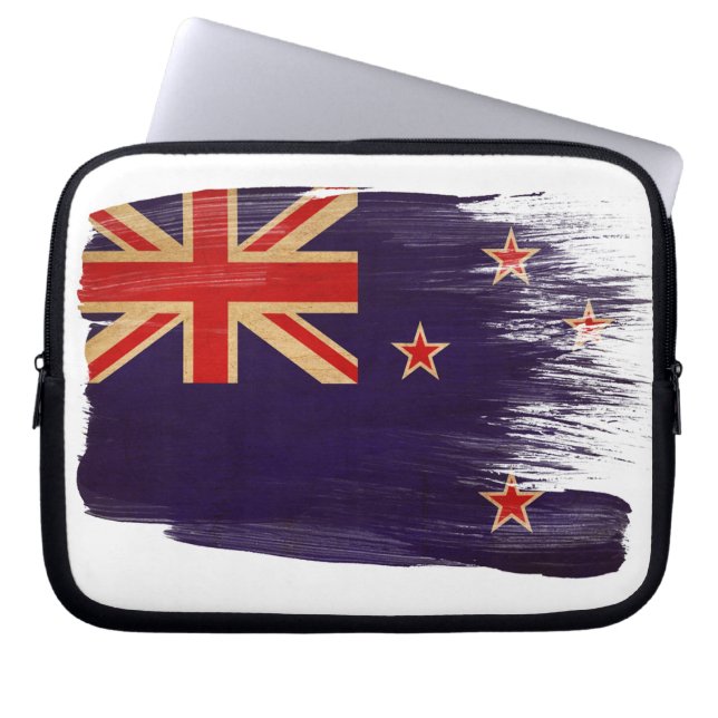 Neuseeländische Flagge Laptopschutzhülle (Vorderseite)