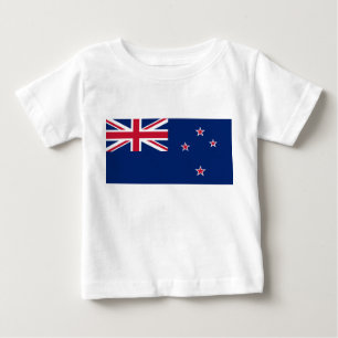 Neuseeländische Flagge (NZ) Baby T-shirt