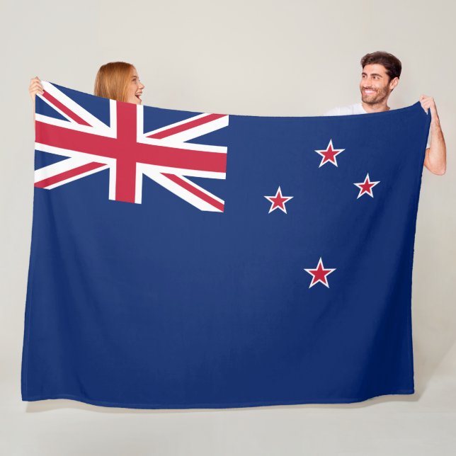 Neuseeländische Flagge (NZ) Fleecedecke (Beispiel)