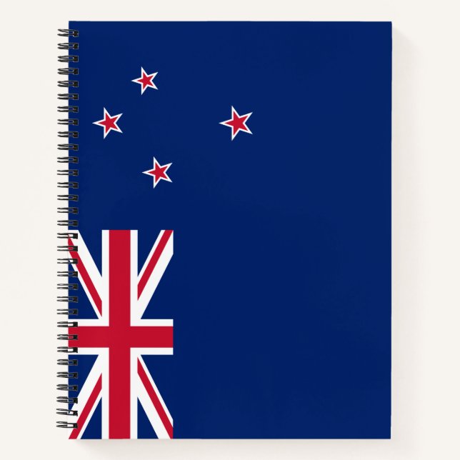 Neuseeländische Flagge (NZ) Notizbuch (Vorderseite)