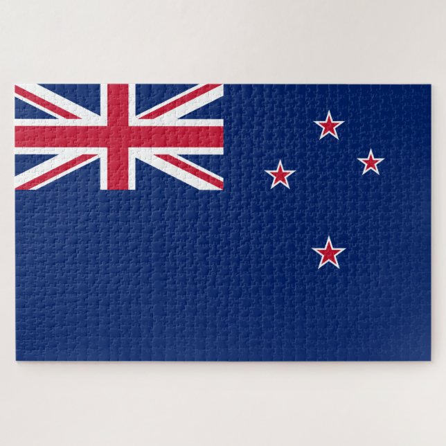 Neuseeländische Flagge (NZ) Puzzle (Horizontal)