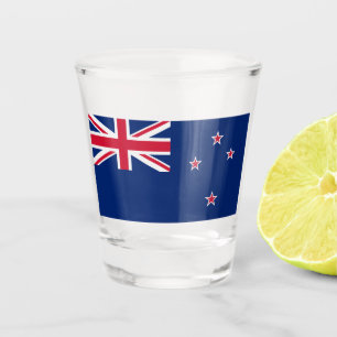 Neuseeländische Flagge (NZ) Schnapsglas