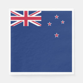 Neuseeländische Flagge (NZ) Serviette