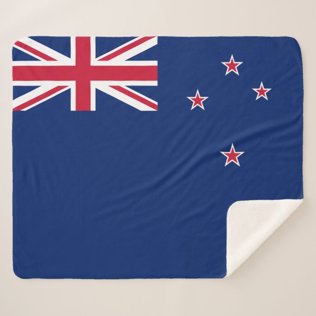 Neuseeländische Flagge (NZ) Sherpadecke (Vorderseite (Horizontal))