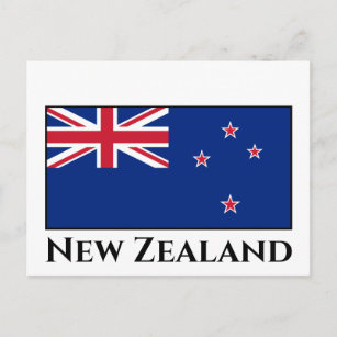 Neuseeländische Flagge Postkarte