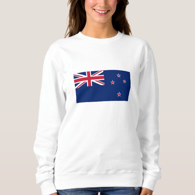 Neuseeländische Flagge Sweatshirt (Vorderseite)