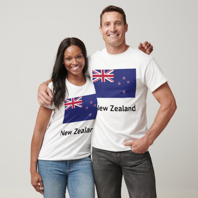 Neuseeländische Flagge T-Shirt (Unisex)