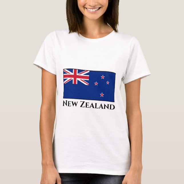 Neuseeländische Flagge T-Shirt (Vorderseite)