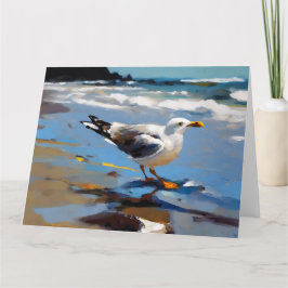 Neuseeländische Gull Big Folded Grußkarte Karte