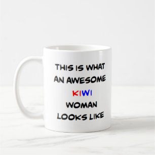 Neuseeländische Kiwi-Frau, großartig Kaffeetasse
