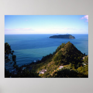 Neuseeländische Poster Top des Paku Tairua