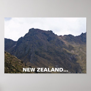 Neuseeländische Steine - Flug des Konkords-Poster Poster