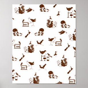 Neuseeländische Vogelwissenschaftler Poster