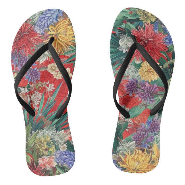 Neuseeländische Wildblume Flip Flops (Fußbett)
