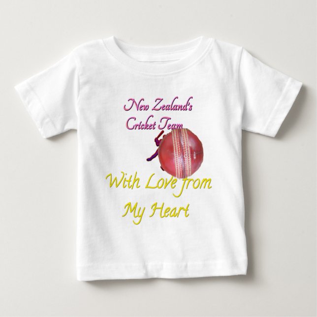 Neuseeländischer Cricket-Spieler Baby T-shirt (Vorderseite)