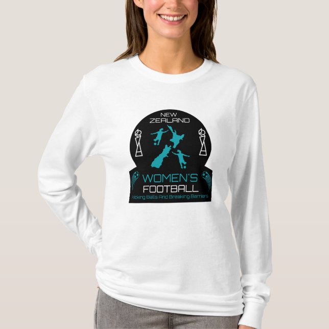 Neuseeländischer Frauenfußball T-Shirt (Vorderseite)