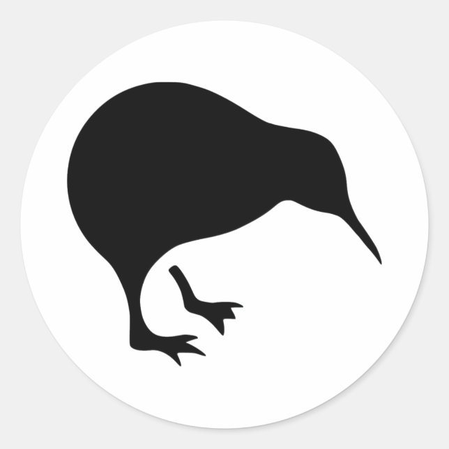 Neuseeländischer Fußball Runder Aufkleber (Vorderseite)