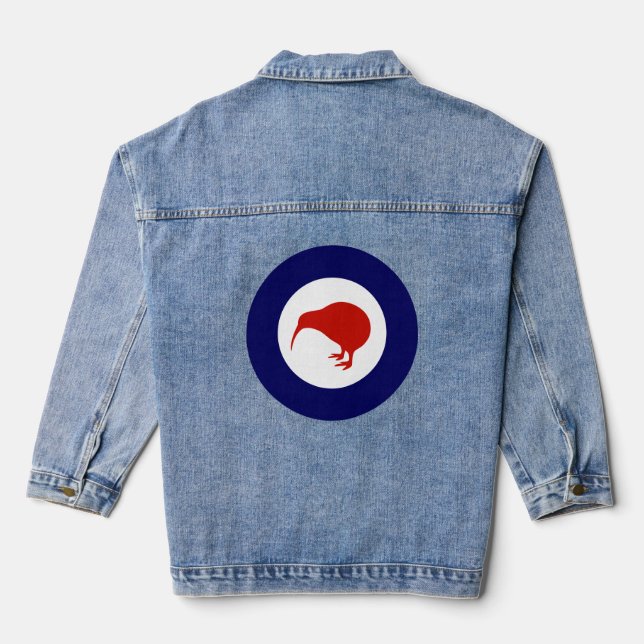 Neuseeländischer Roundel Jeansjacke (Rückseite)