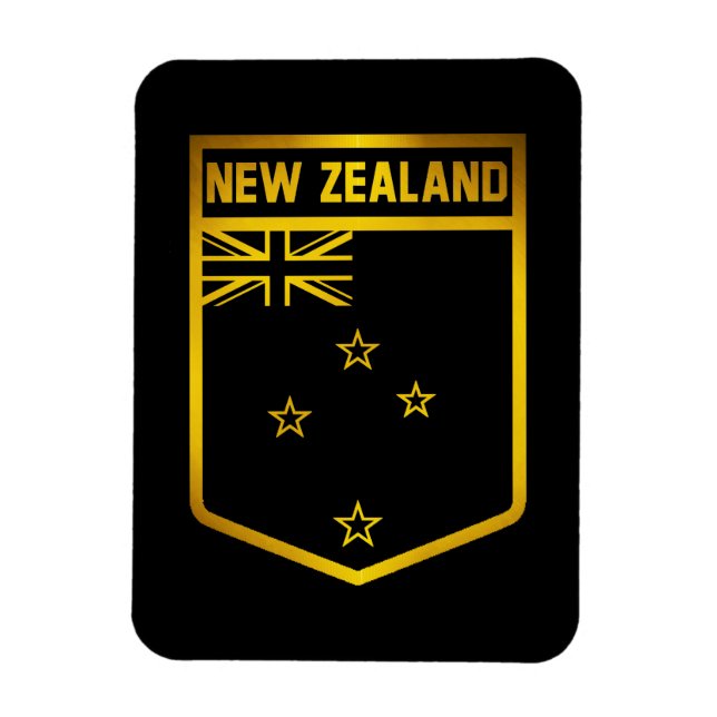 Neuseeländisches Emblem Magnet (Vertikal)