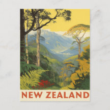 Neuseelands alpine Berge und Seen - Vintage-Reise