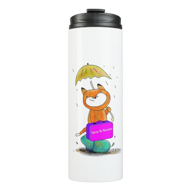 Neuter cat thermosbecher (Vorderseite)