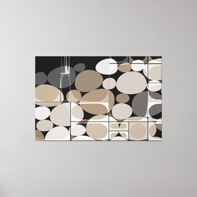 Neutra Kiesel Leinwanddruck (Vorderseite)