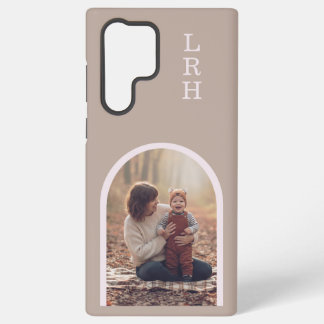 Neutral Arch Frame Photo Monogram   Samsung Galaxy Hülle