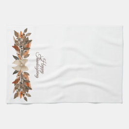 Neutral Autumn Leaf - Thanksgiving Geschirrtuch
