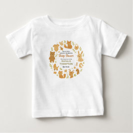 Neutral Baby Boy Shower | Cute Safari Animal T-shirt