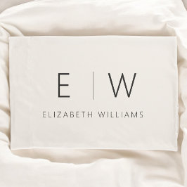 Neutral Beige Classic Elegant Modernes Minimalisti Kissenbezug