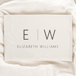 Neutral Beige Classic Elegant Modernes Minimalisti Kissenbezug