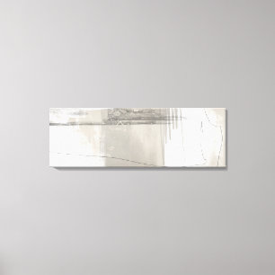 Neutral Beige Gray Modernes Minimalistisches Abstr Leinwanddruck