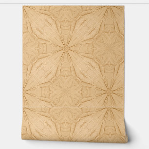 Neutral Beige Tan Faltenpapier Textur Design Tapete