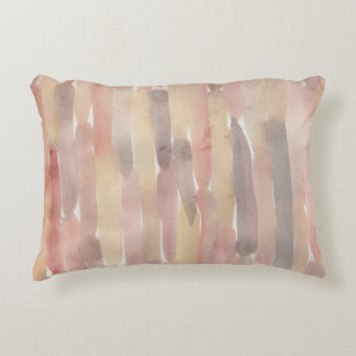 Neutral Blush and Taupe Watercolor Lumbar Pillow Dekokissen