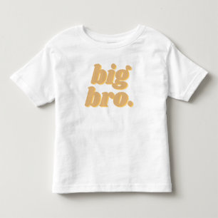 Neutral Boho "big bro" Matching Geschwister Kleinkind T-shirt