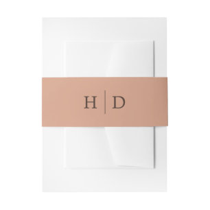 Neutral Boho Floral Wedding Einladungsbanderole