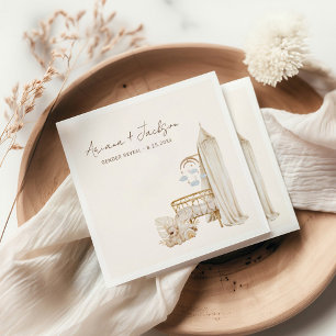 Neutral Boho Kinderzimmer Baby Dusche Serviette