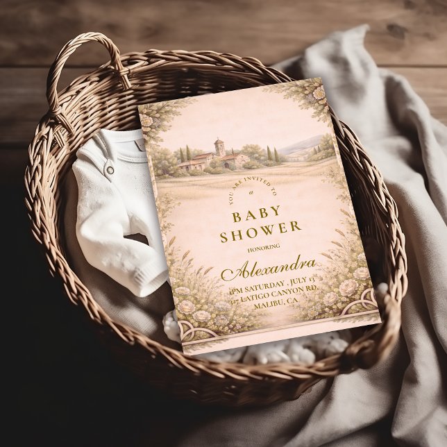 Neutral Botanical Garden Baby Shower Einladung (Von Creator hochgeladen)