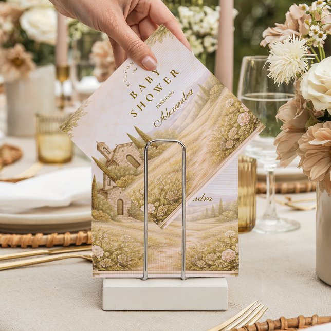 Neutral Botanical Garden Baby Shower Serviette (Von Creator hochgeladen)