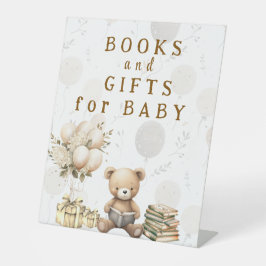 Neutral Brown Teddy - Books and Gifts for Baby Sockelschild