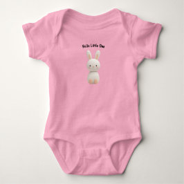 Neutral Bunny Baby Bodysuit – Newborn Gift Strampler