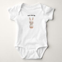 Neutral Bunny Baby Bodysuit – Newborn Gift Strampler