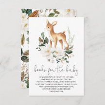 Neutral Deer White Floral Greenerary Books for Bab