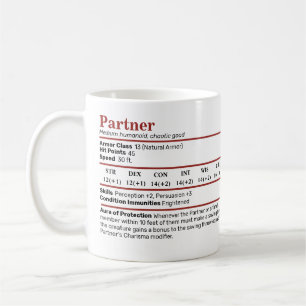 Neutral für DnD-Partnerstatus Kaffeetasse