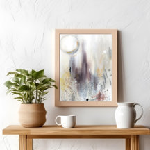 Neutral graues modernes abstrakt-minimalistisches