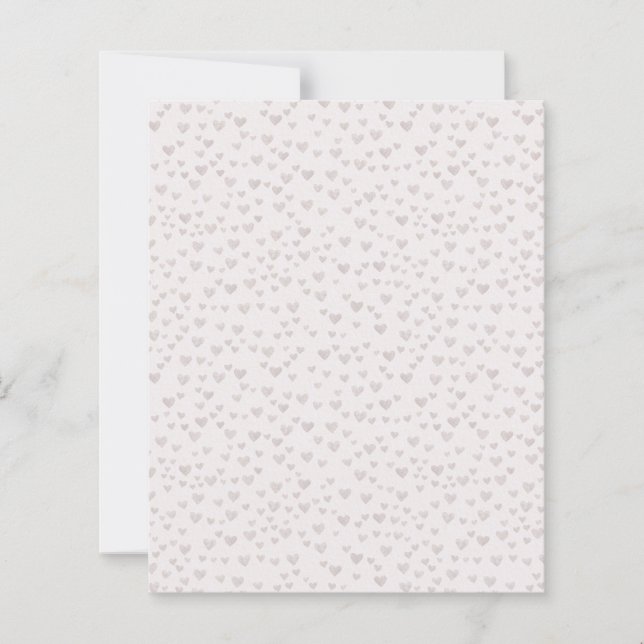 Neutral Heart Pattern Paper Sheet (Vorderseite)