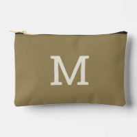 Neutral Khaki Taupe Monogram Accessoires Bag