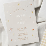 Neutral Kids Beach Pool Party Thema Geburtstag Einladung<br><div class="desc">Wenn Ihr Kleiner den Sand und das Meer ergreift,  ist nur ein Party am Strand der richtige Weg! Nettes N’ neutral,  anpassbar und komplett mit gelbem Gingham-Unterlage,  zu niedlich! Unsere Kollektion Beach Club heute ☀️ ⛱️</div>